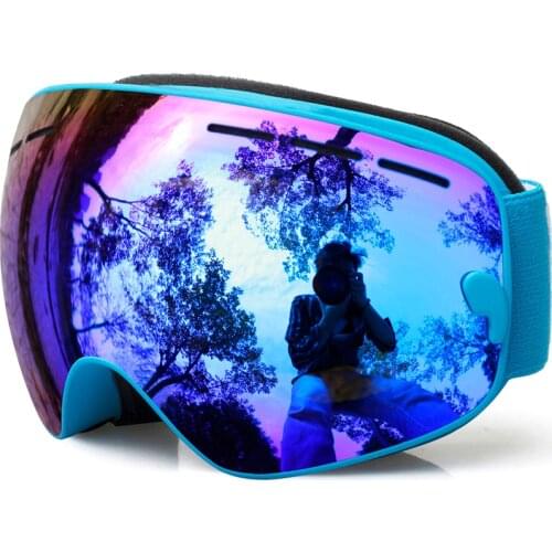 Kids Ski Goggles,Boys Girls Snow Snowboarding Glasses Snow/UV- Protection Multi-Color/ Double Anti-fog Lens Snowboard Ski Goggle