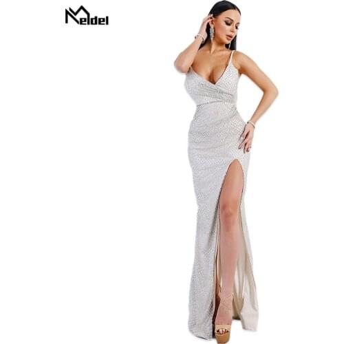 2019 Sex Formal Evening Dresses Ever Pretty New Mermaid V-Neck with Sequin Lace and Tulle Long Evening Dresses Soiree Bathrobe S