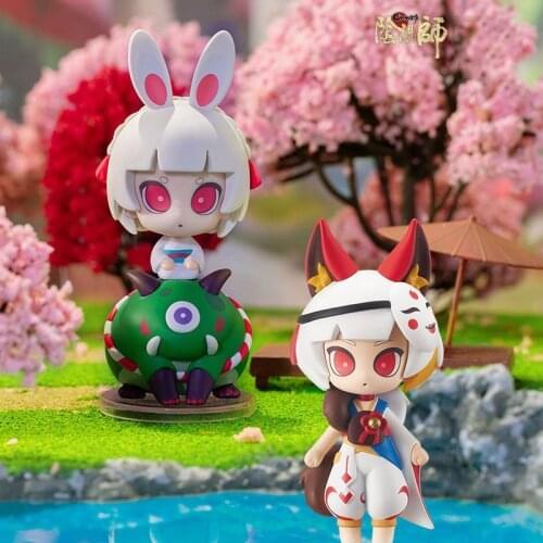 Blind Box Anime Onmyoji Kira Second Series Suprise Toys PVC Action Figure Kawaii Doll Collection Children Friend Gift Decoration