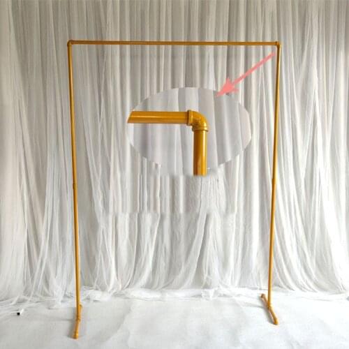 Wrought Iron Square Frame Thick Galvanized Tube for Wedding Design Festival Event Wedding Background Decoration Party Stand