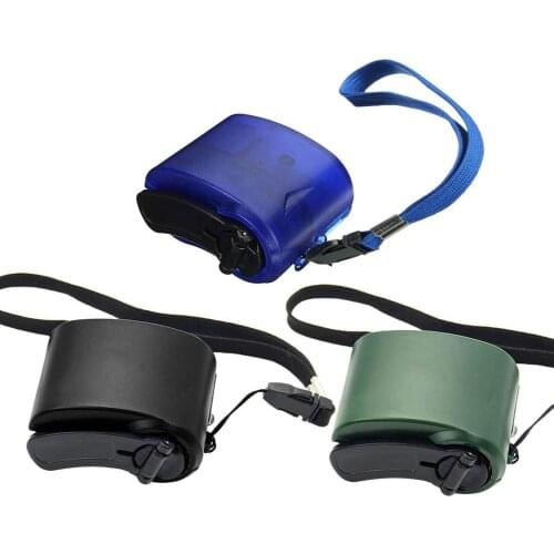 Mobile Phone Emergency Power USB Hand Crank Charger Electric Generator Universal Mobile Charge Hand Dynamo Charger