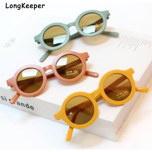 Fashion Round Kids Sunglasses Cool Boys Girl Children Sun Glasses UV Protection Shades Colorful Eyewear Baby Lentes De Sol Gafas