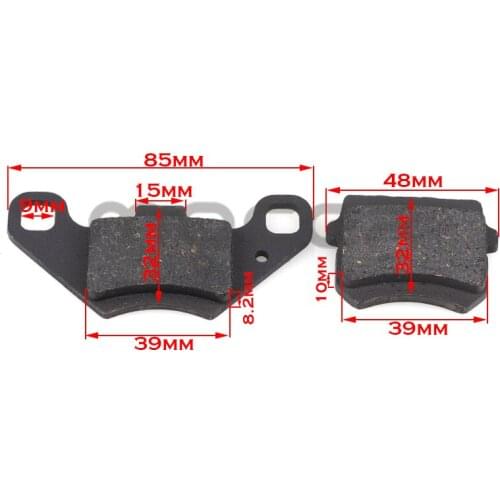 Motorcycle ATV Scooter Brake Pads Set Motorbike Brake System Parts For 50cc 70cc 90cc 110cc 125cc