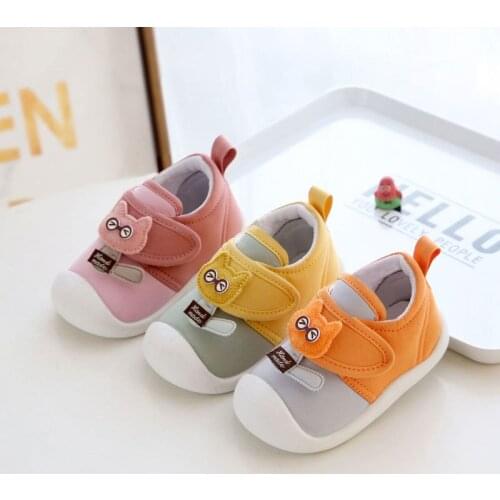 Autumn Baby Girl Shoes Cartoon Soft Bottom Infant Girls Sneakers Non-slip Kids First Walkers Boys Casual Shoes SKX002