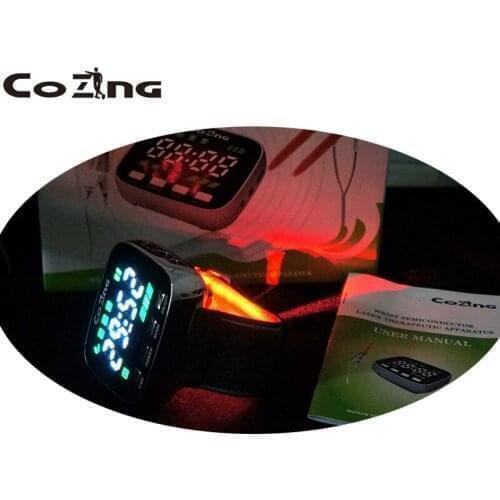 650nm Wrist Watch Blood Pressure Cold Laser therapy health care physiotherapy blood viscosity laser treatment Lower blood sugar