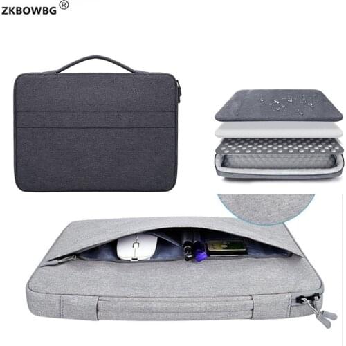 Handbag Briefcase Bags For Macbook Retina 13 15 Laptop Bag 14 Notebook Case For Xiaomi Air 12.5 13.3 15.6 Surface Pro 4 5 6