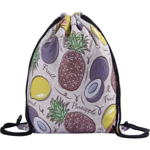 Fabric Nylon Waterproof Drawstring Outdoor Sport Bag For Kids And Adult