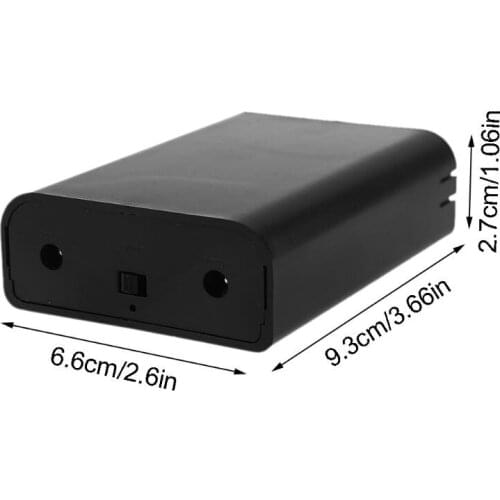 YYDS Universal DIY 3x 18650 Battery Case Box 12V Mobile UPS Power Supply Charger for LED Light WiFi Router and more