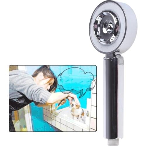 Pet Dog Bath Sprayer Double Sided Shower Head Bathing Faucet Nozzle Pet Supply