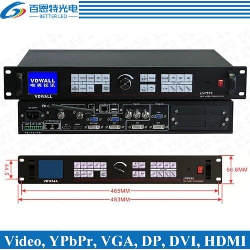 VDWALL LVP615 Support 1920*1080 pixels High quality LED display video Processor