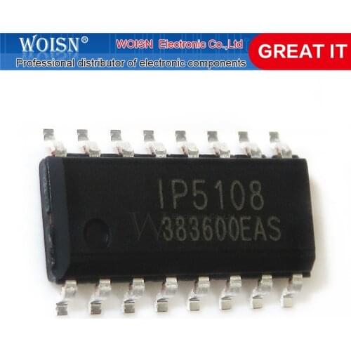 2pcs/lot IP5108E IP5108 IP 5108 IP5206 526 SOP-16 In Stock