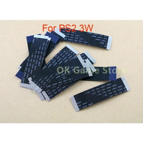 50pcs/lot For PS2 Playstation 2 Motherboard Port Memory Card Ribbon Flex Cable For PS2 30000 & 5000 3W 5W Controller Repair Part