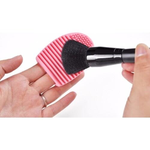 8 colors Silicone Makeup Brush Cleaning Washing Tools Cosmetics Makeup Brushes Scrubber Cosmetic Cleaner Tool Brush Egg