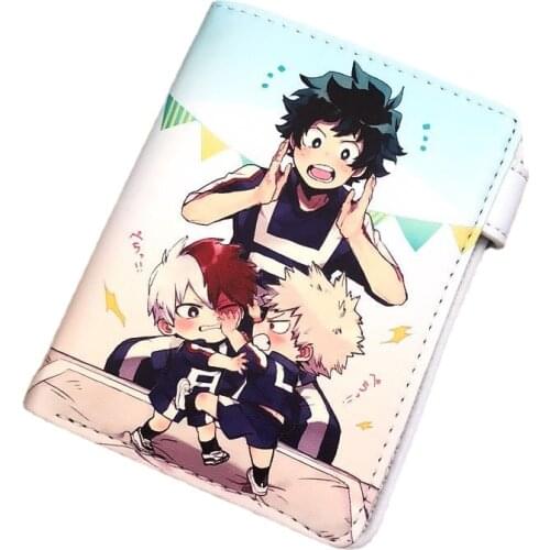 Anime My Hero Academia Wallet Midoriya Izuku Card Holder Anime Purse