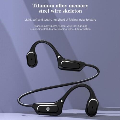 Bluetooth 5.0 Bone Conduction Headphones H11 Sports Headset Wireless Bluetooth Bone Conduction Sensor Air Conduction Headset Hot