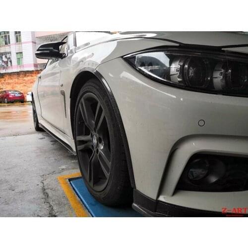 Z-ART carbon fiber side skirts for BMW F32 F33 428I 435I Gran Coupe 2013-2016 carbon fiber side lip for BMW 4 Coupe