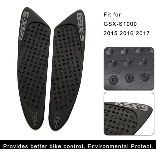 For Suzuki GSX-S1000 2015 2016 2017 GSXS1000 Motorcycle Anti slip Tank Pad 3M Side Gas Knee Grip Traction Pads Protector Sticker