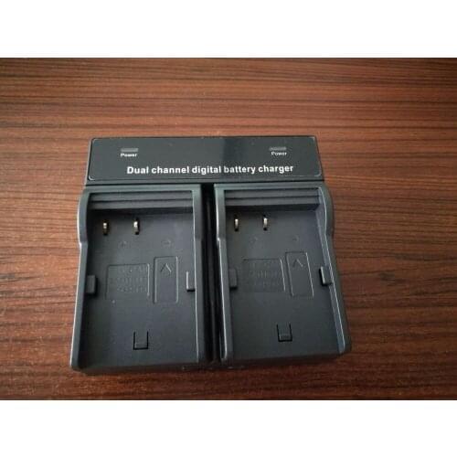 With Tracking number Dual Channel Battery Charger For LP-E5 450D 500D 1000D KISS X2 X3 F Rebel XS XSi T1i
