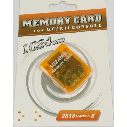 1024 M memory card For Wii Console Memory Storage Card Saver For GameCube GC For Wii