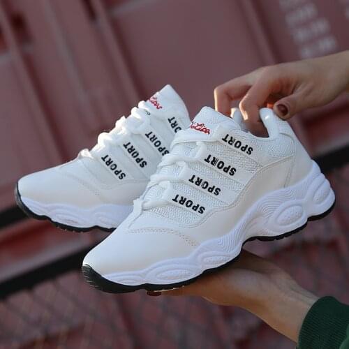 Fitness Cross Training Shoes Super Fire Chic Sport Shoes For Women Flat Net White Sneakers Shoes Tourism Casua Women Shoes