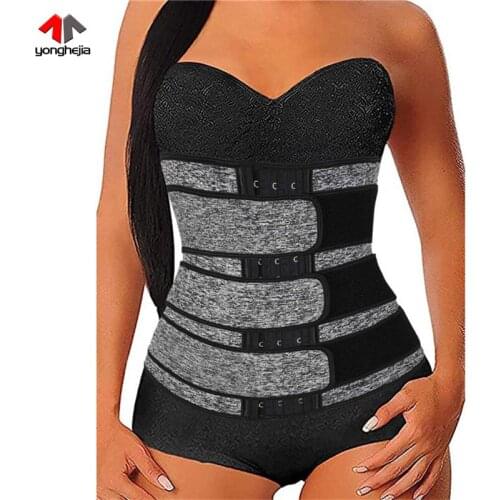 Neoprene Waist Trainer Lower Belly Stomach Fat Burning Slimming Women Plus Size Waist Cincher Lady Slim Girdle Waste Trainers