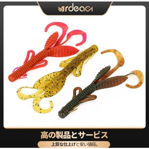 Ardea Soft Lure 5pcs 110mm 7g Simulation Palpus Artificial Silicone Worm Saltwater Jigging Slow Swimbait Bait Fishing Tackle