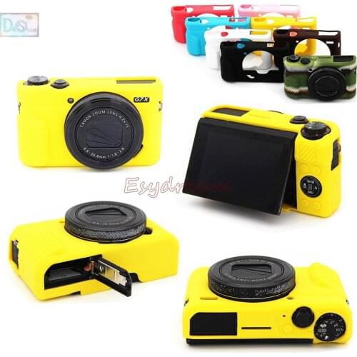 Rubber Silicon Case Body Cover Protector Soft Frame Housign for Canon G7X Mark 2 G7X II G7X2 G7XII Camera