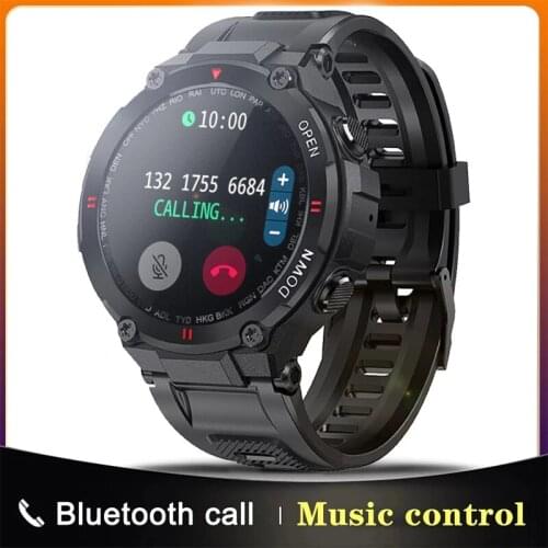 2021 New Smart Watch Men Sport Fitness Bluetooth Call Multifunction Music Control Alarm Clock Reminder Smartwatch For Phone+Box