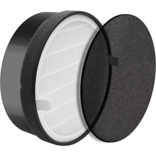 2set Air Purifier Replacement Filter for Levoit LV-H132 , Activated Carb Filters Removes Odors & Captures 99.7% of Allergens