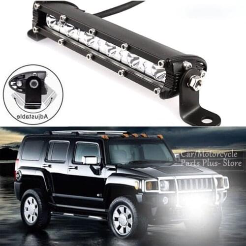 LED Work Beam Headlight 18W Watt Sport Car Slim Light Bar For Jeep Car 4WD Truck SUV ATV