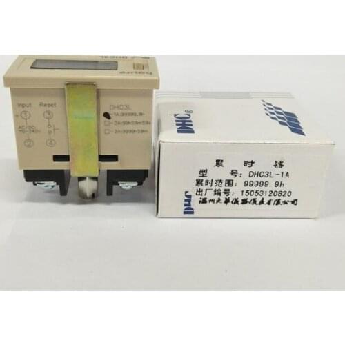 Wenzhou Dahua tired timer DHC3L-1A industrial timer 99999.9h AC voltage input