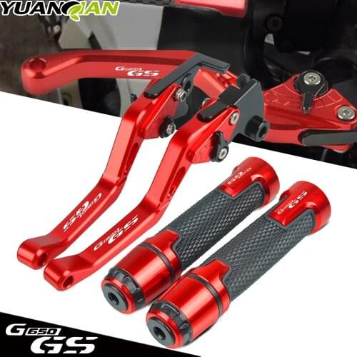 For BMW G650GS G650 G 650 GS 2008-2016 2009 2010 2011 Motorcycle Accessories Extendable Brake Clutch Levers Handlebar Hand Grips