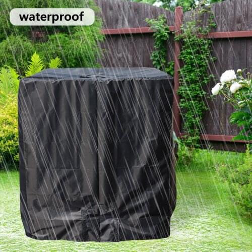 Ton Barrel Protective Cover Waterproof Cover IBC Rain Water Tank Container Ton Barrel Sun Protective Oxford Cloth Dust Covers