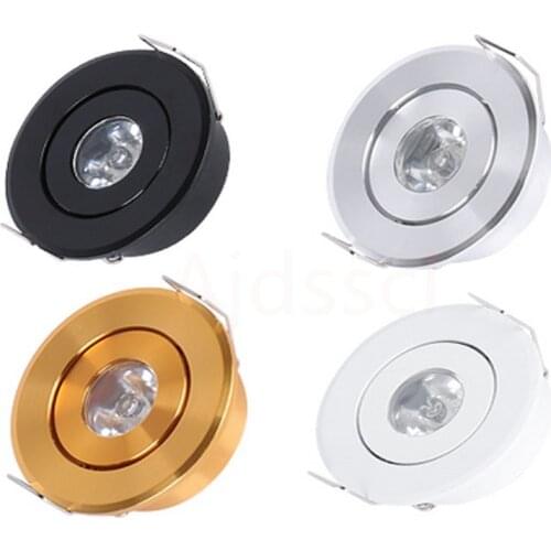 1W 3W 6W MINI Downlight Dimmable High Power LED Recessed Ceiling DownLight Lamps LED Downlights for Living Room Cabinet Bedroom