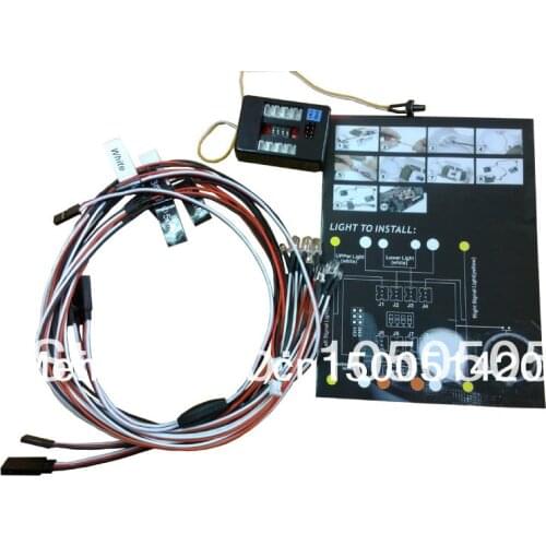 3pc/lot 3Racing 12 LED Flashing Light System for RC Car kit. low price Free shiping