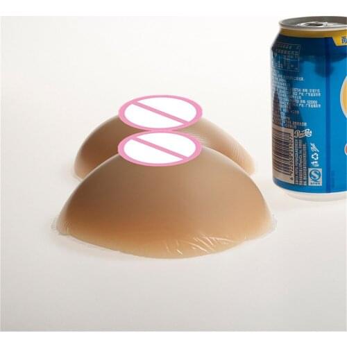 600g/pair Fake Breast Silicone Crossdresser Shemale Transgender Boobs Artificial Boobs Brown