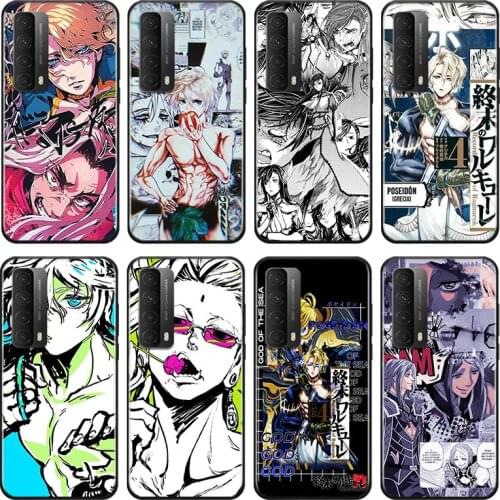 Anime Record Agnarok For Huawei Y9A Y9S Y9 Y8P Y8S Y7A Y7P Y7 Y6 Y6P Y6S Y5P Y5 Prime Pro 2019 2020 Black Soft Phone Case