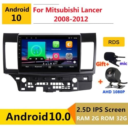 Android 10 Car DVD Multimedia Player GPS For Mitsubishi Lancer 10 CY 2008 2009 2010 - 2012 audio auto radio stereo navigation