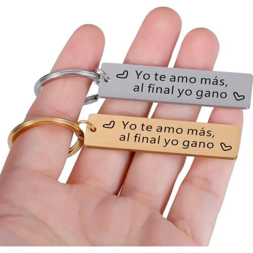 I Love You Keychain Valentine Day Gift Keyring Boyfriend Girlfriend Keyring Husband Wife Anniversary Birthday Women Men KeyChain