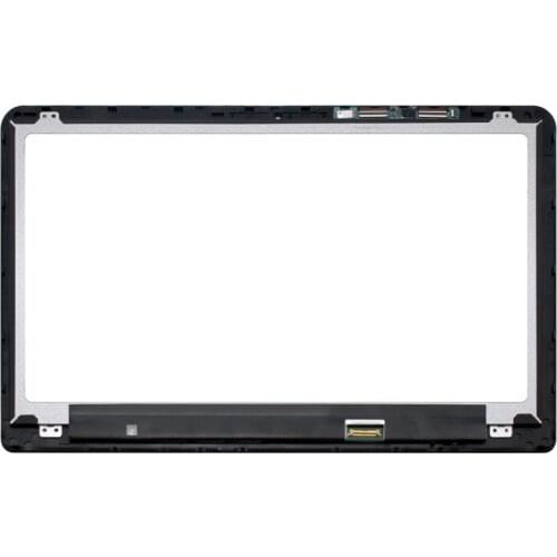 For Hp Pavilion X360 15-BK056sa 15-bk076 15-BK010NR 15.6" 862644-001 IPS LCD LED Touch Screen Bezel Assembly+Frame