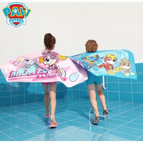 Paw Patrol Anime Cartoon Baby Robe Girl Boys Bathrobe Sleepwear Good Quality Bath Towels Kids Soft Swim Textiles Bath Towels