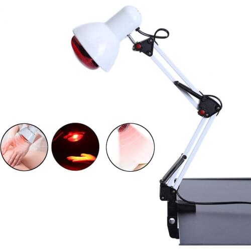 220V 100W Infrared Lamp for Physiotherapy Heat Lamp Therapy Pain Relief Health Care Electric Infrared Heating Light