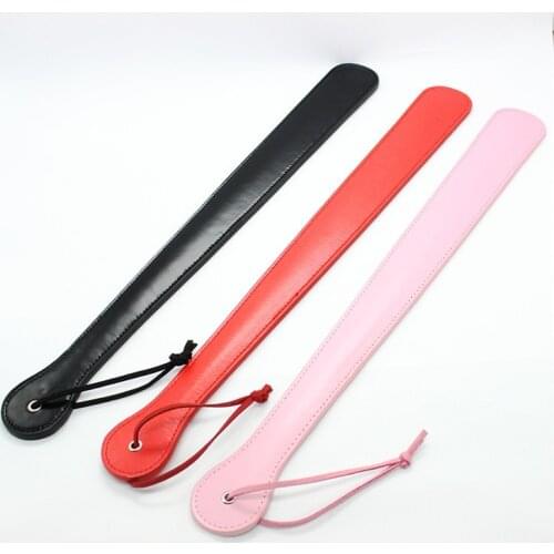Candiway 3 Colors Premium Quality Faux Leather Paddle Adult SM Slave Roleplay Game Sex Toys For Couples 1 Pair
