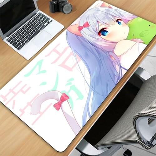 Mouse Pad EroManga-Sensei Keyboard Large Keyboards Accessories Mat Kawaii Carpet Hot Mats Xxl Anime Gamer Computer Gaming Pink