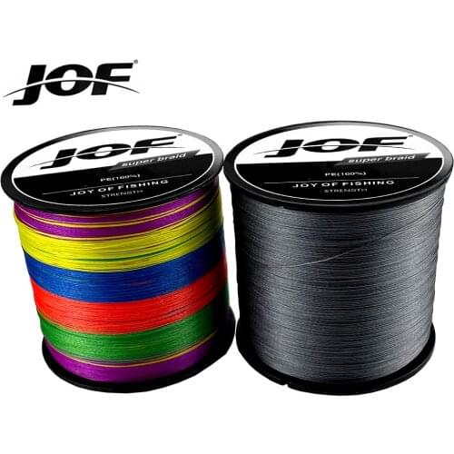 JOF Carp Fishing Line 9 Strands 500M 300M Braided Multifilament PE Wire Saltwater Freshwater Line Pesca