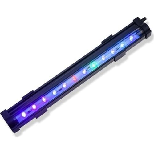 LUDA Waterproof LED Fish Tank Light Waterproof Aquarium Lights Multicolor Submersible Lamp(No Oxygen Pump)-US Plug