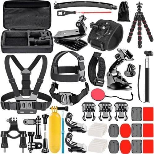 Neewer Upgraded 50-in-1 Sports Camera Accessory Kit For GoPro Hero 9 8 Max 7 6 5 Black GoPro 2018 Session Fusion etc