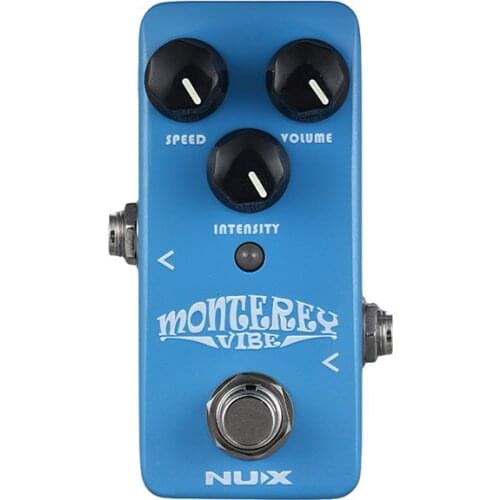 NUX NCH-1 Monterey Vibe Guitar Effect Pedal Mix of Chorus Rotary Speaker Phaser Effects Metal True Bypass with micro USB port