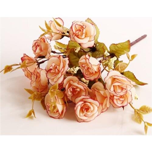 Plastic huajuan flower, dry flower, flower arrangement, finished product, European style artificial flower suit, overall decorat