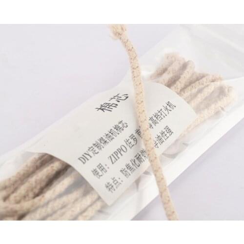 COSY MOMENT 50pcs/lots oil lighter wick Copper&cotton material kerosene petrol lighter accessories YJ307